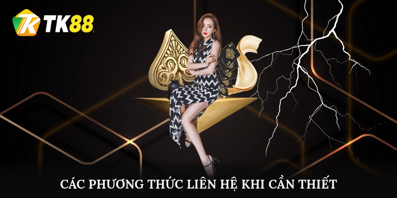 Các phương thức liên hệ khi cần thiết