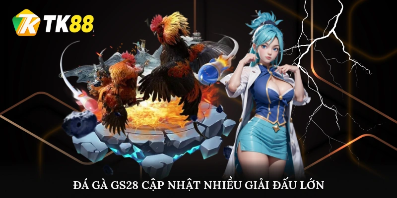 Đá gà GS28 cập nhật nhiều giải đấu lớn