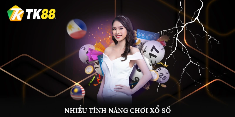 Nhiều tính năng chơi xổ số được vận dụng