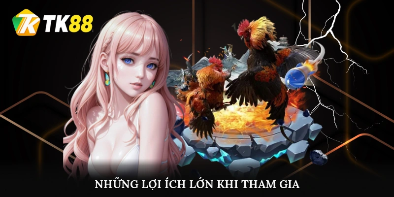 Những lợi ích lớn khi tham gia cá cược đá gà GA28
