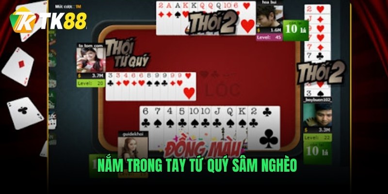 Nắm trong tay tứ quý sâm nghèo